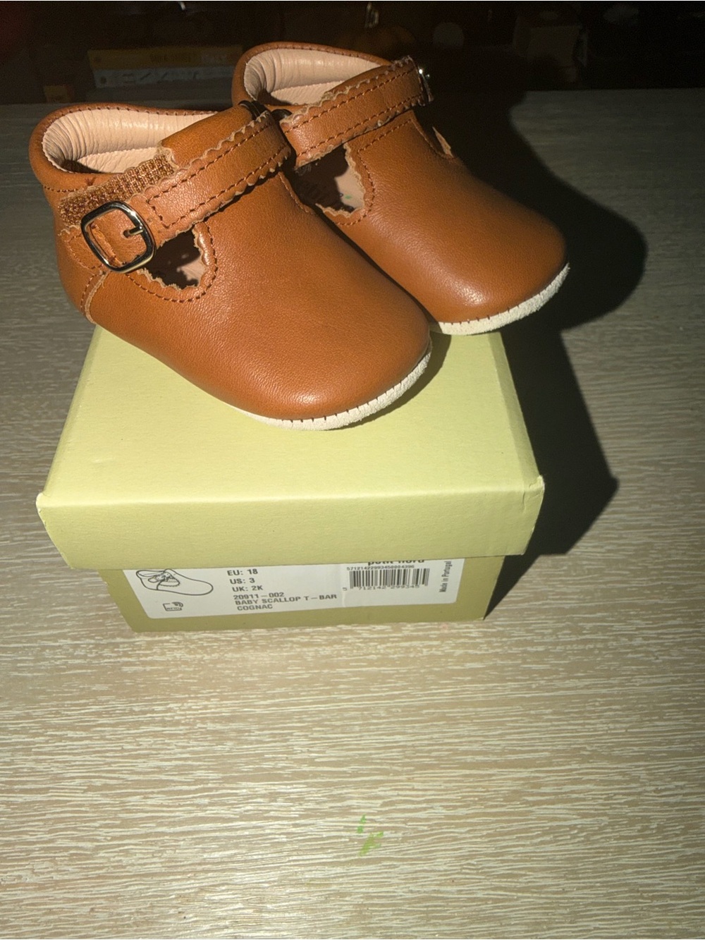 Petit Nord Copenhagen Brown Baby shoes size EU 18/US3/UK 2